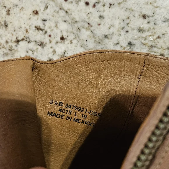 Frye Boots Nora Zip Short Boots Dusty Rose - Picture 7 of 9